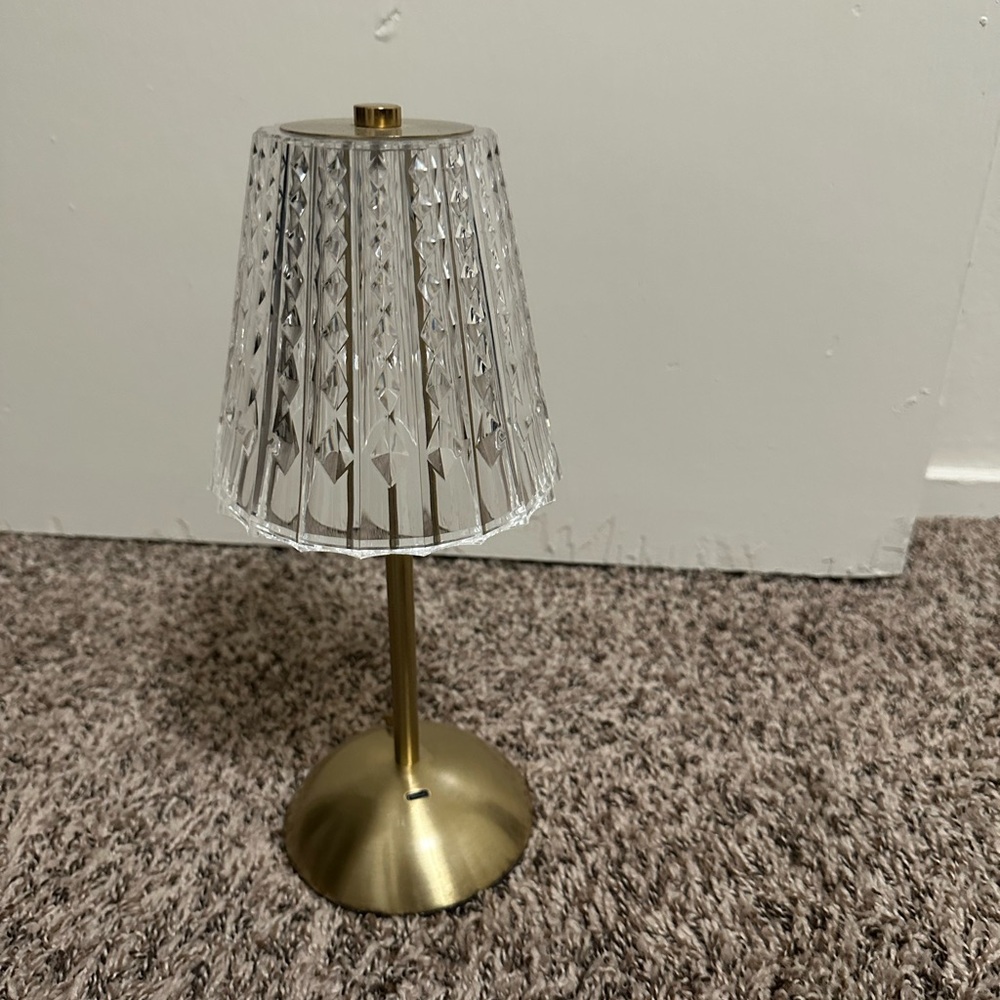 Table Lamp with Gold Base